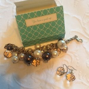 Bracelet and Earrings
